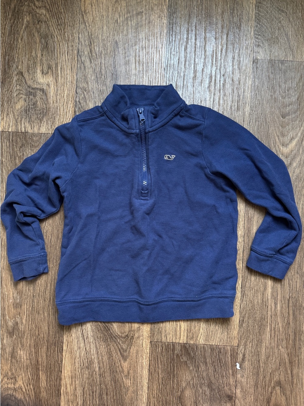 Vineyard Vines Navy Quarter-Zip Pullover Boys Size 5